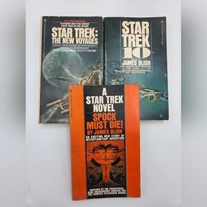 Vintage Star Trek Original Series Pocket Books Science Fiction Lot of 3 Total